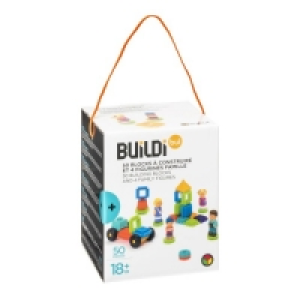 CrÉation Oxybul 50 blocks à construire et 4 figurines famille