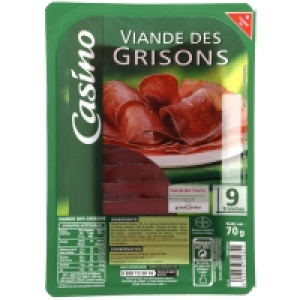 Viande des Grisons - Charcuterie tranchée - 9 tranches 70g 5.21 €