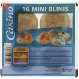 Mini blinis - x16 135g 1.85 €