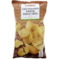 Spar Casino Chips - Craquantes - Ondulées - Poulet rôti 135g