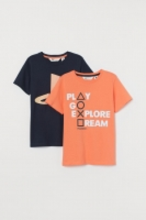 T-shirts imprimés, lot de 2 17.99 €