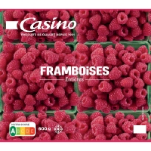 Framboises entières 600g 6.71 €