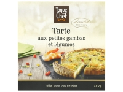 Tarte aux petites gambas et légumes 2.99 €