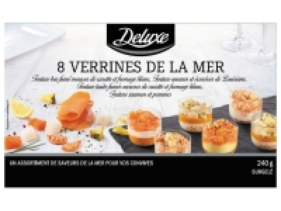 8 verrines de la mer 5.99 €
