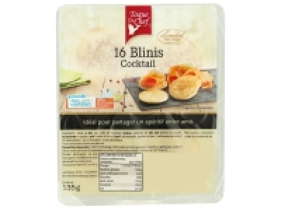 16 blinis cocktail 0.89 €