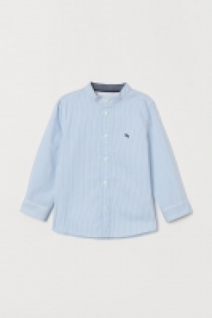 Chemise en coton à col mao 5.99 €