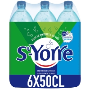 Eau minérale naturelle - Gazeuse 6x50cl 3.90 €
