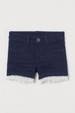 HM  Short en twill avec dentelle