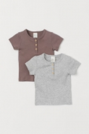 T-shirts en coton, lot de 2 5.99 €