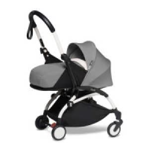 SÉlection Oxybul Poussette Yoyo2 4 roues châssis blanc assise 0+ gris