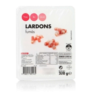 Lardons fumés 200g 1.66 €