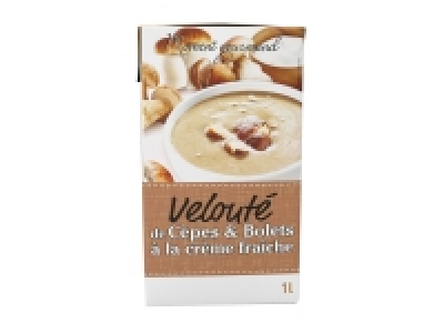 Velouté de cèpes et bolets à la crème fraîche 1.69 €