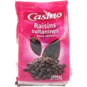 Raisin secs 250g Fabricant: Service Consommateurs Casino Service Co