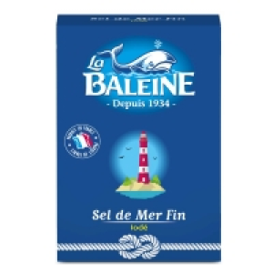 La Baleine Véritable sel fin de mer 1kg
