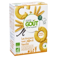Spar Good Gout Biscuits pour bébé - Dès 10 mois - Goût vanille - Biologique 80g