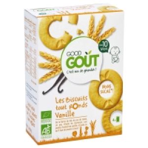 Good Gout Biscuits pour bébé - Dès 10 mois - Goût vanille - Biologique 80g