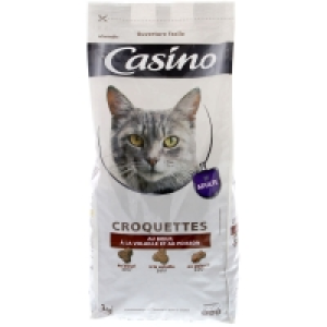Croquettes pour chat - Buf volaille et poisson 2kg 4.49 €