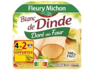 Fleury Michon Blanc de dinde doré au four 1.69 €