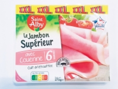 Jambon cuit supérieur avec couenne 2.29 €