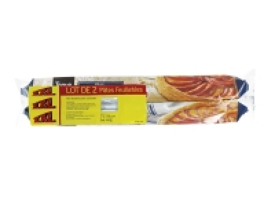Lot de 2 pâtes feuilletées 0.89 €
