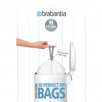 Auchan Brabantia BRABANTIA Distributeur 30 sacs poubelle H Perfecfit 50-60 Litres
