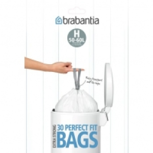 Auchan Brabantia BRABANTIA Distributeur 30 sacs poubelle H Perfecfit 50-60 Litres