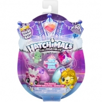 Auchan Spin Master SPIN MASTER Pack famille royale 4 Hatchimals + accessoires