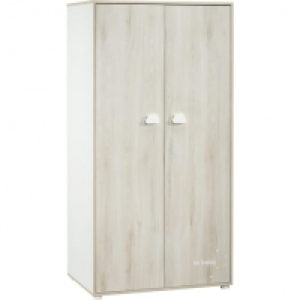 Auchan Baby Price BABY PRICE Armoire chambre bébé 2 portes HAPPY, Hêtre cendré