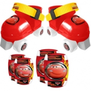 Auchan  Patins + set de protection T 23 à 27- Cars