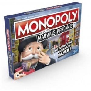 Auchan Hasbro HASBRO Monopoly Mauvais Perdants - Jeu de sociéte - Jeu de plateau - V