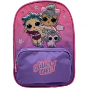 Auchan  Mini Sac à goûter maternelle polyester fuchsia et violet L.O.L SURPRIS