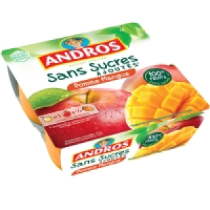 Compotes de fruits - Pomme mangue - Sans sucrse ajoutés - 4 pots 4x100 2.11 €