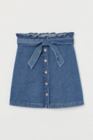 HM  Jupe paper bag en denim