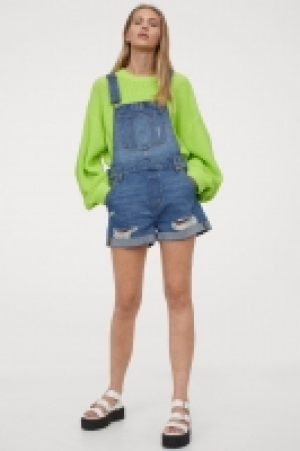 Salopette short en denim 34.99 €