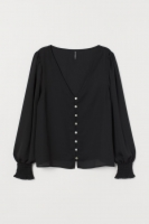 Blouse smockée à encolure en V 19.99 €