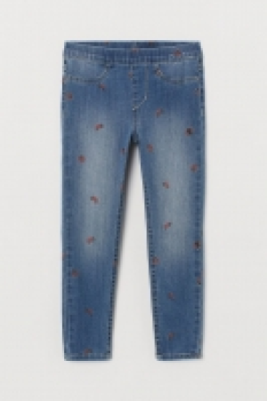HM  Legging à motif en denim