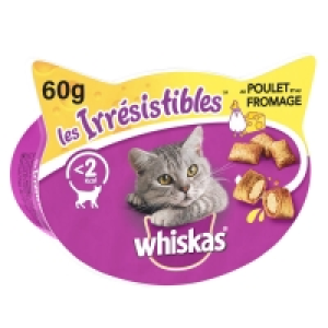 Les Irrésistibles - Friandises pour chat - Saveur poulet et fromage 60 1.65 €