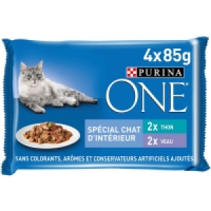Emincés pour chat dintérieur - Thon haricots verts - veau carottes 4x 3.39 €