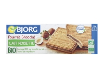 Bjorg fourrés au chocolat noisettes Bio 2.44 €