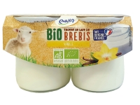 Lidl  2 yaourts vanille au lait de brebis Bio