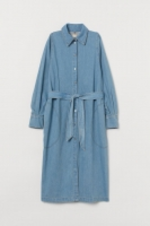 HM  Robe en jean avec ceinture