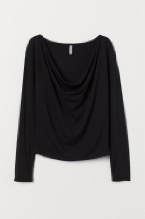 HM  Top en jersey drapé