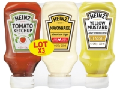 Heinz assortiment de sauces 3.49&nbsp;&euro;