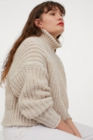 Pull côtelé à col roulé 12.99 €