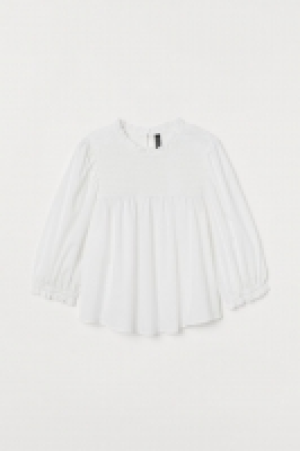 Blouse smockée en coton 4.99 €