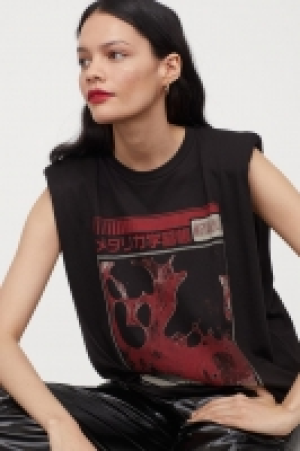 HM  T-shirt à épaulettes