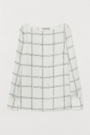 HM  Blouse en satin à motif