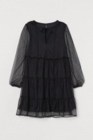 HM  Robe courte en mousseline