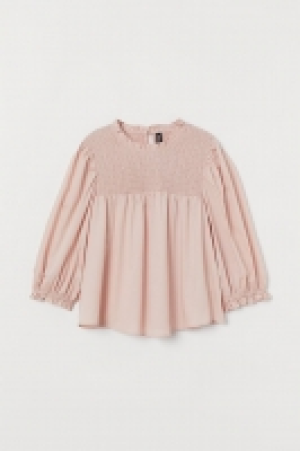 Blouse smockée en coton 12.99 €