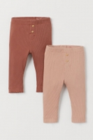 Lot de 2 leggings côtelés 5.99 €